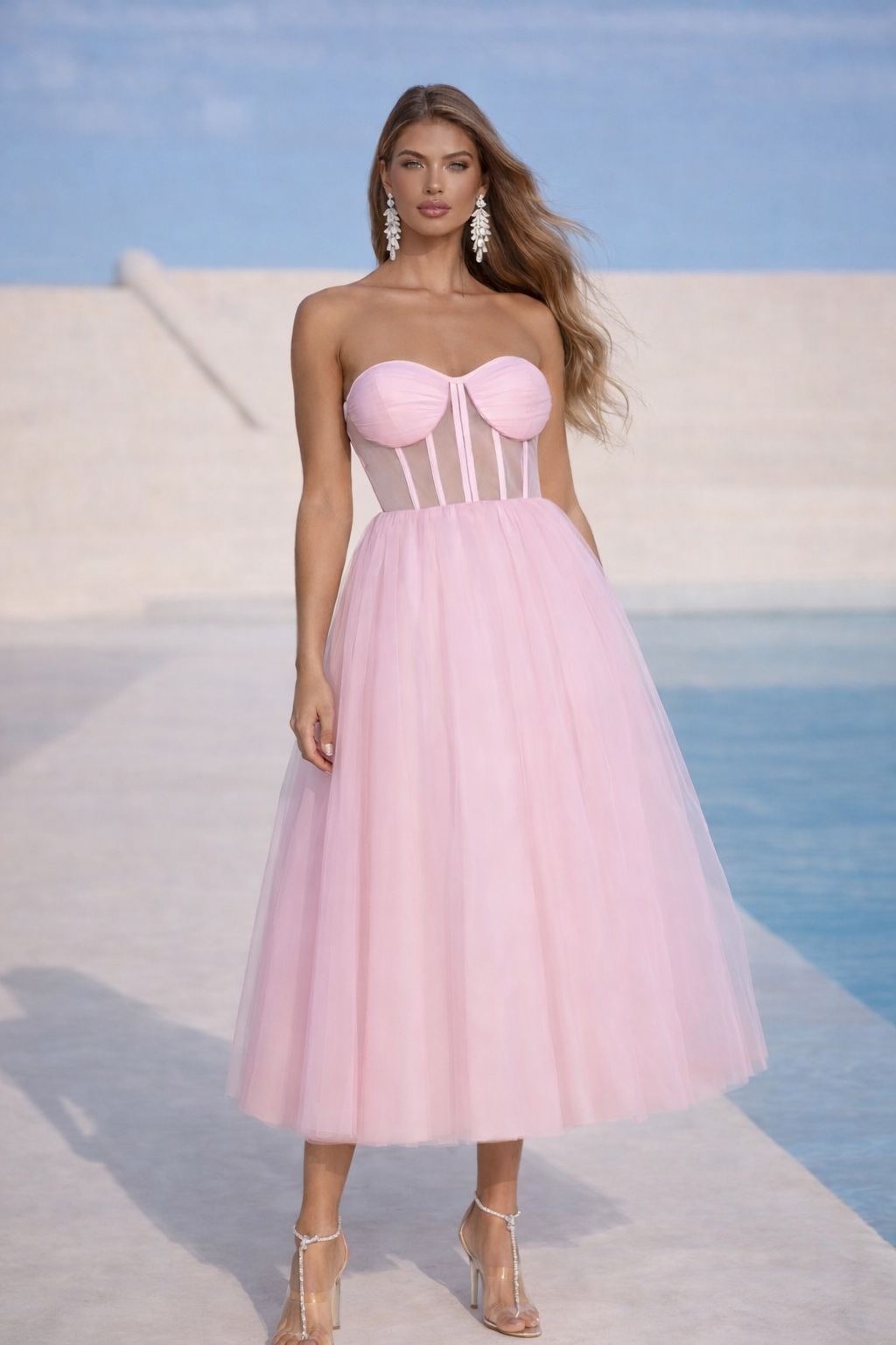 abyss by abby kim dress pink Abyss By Abby Dresses | Nwt Abyss By Abby Kim Dress In Light Pink Size Xs | Color: Pink | Size: Xs