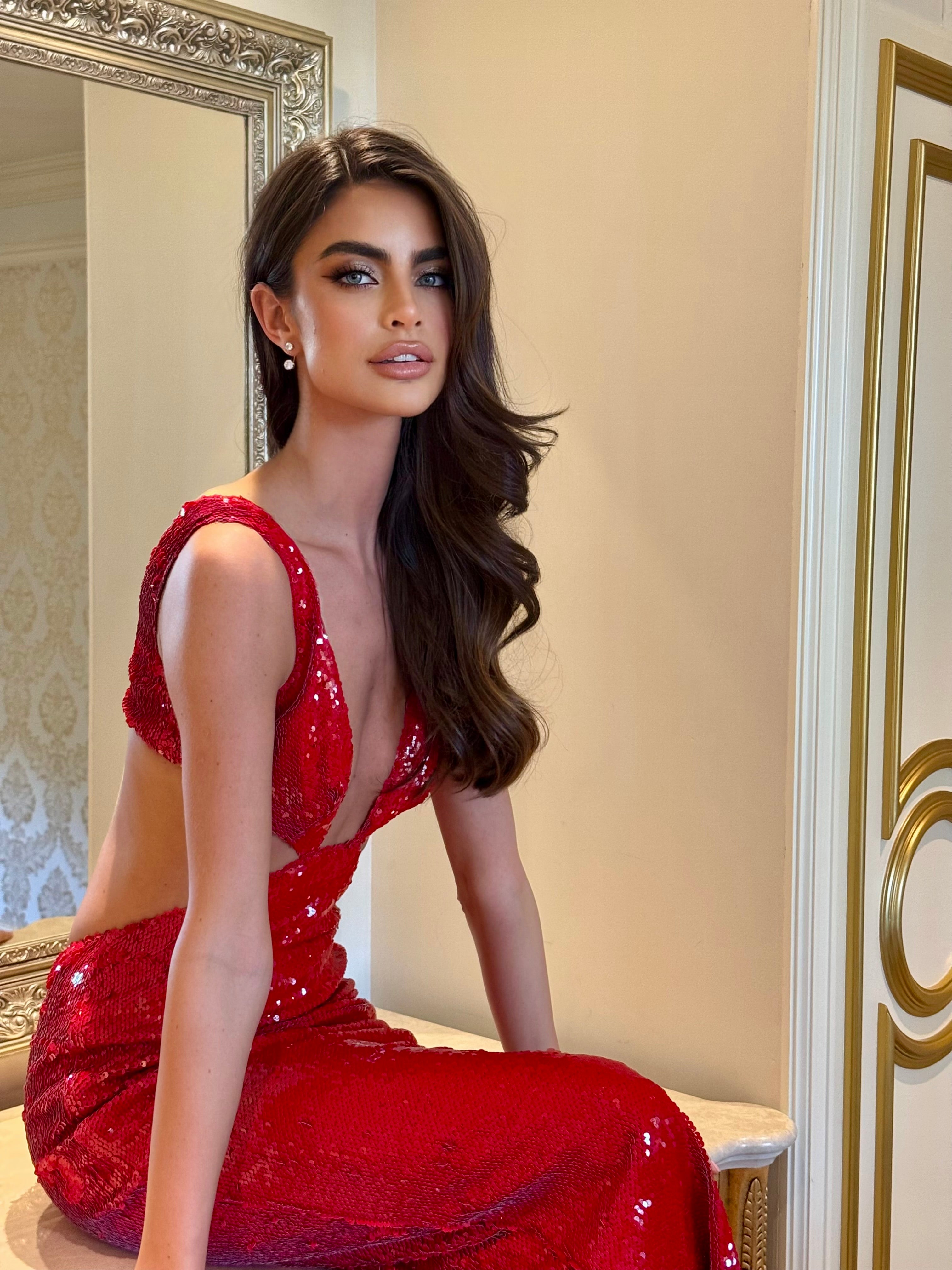 abyss by abby sequin dress SUPERSTAR