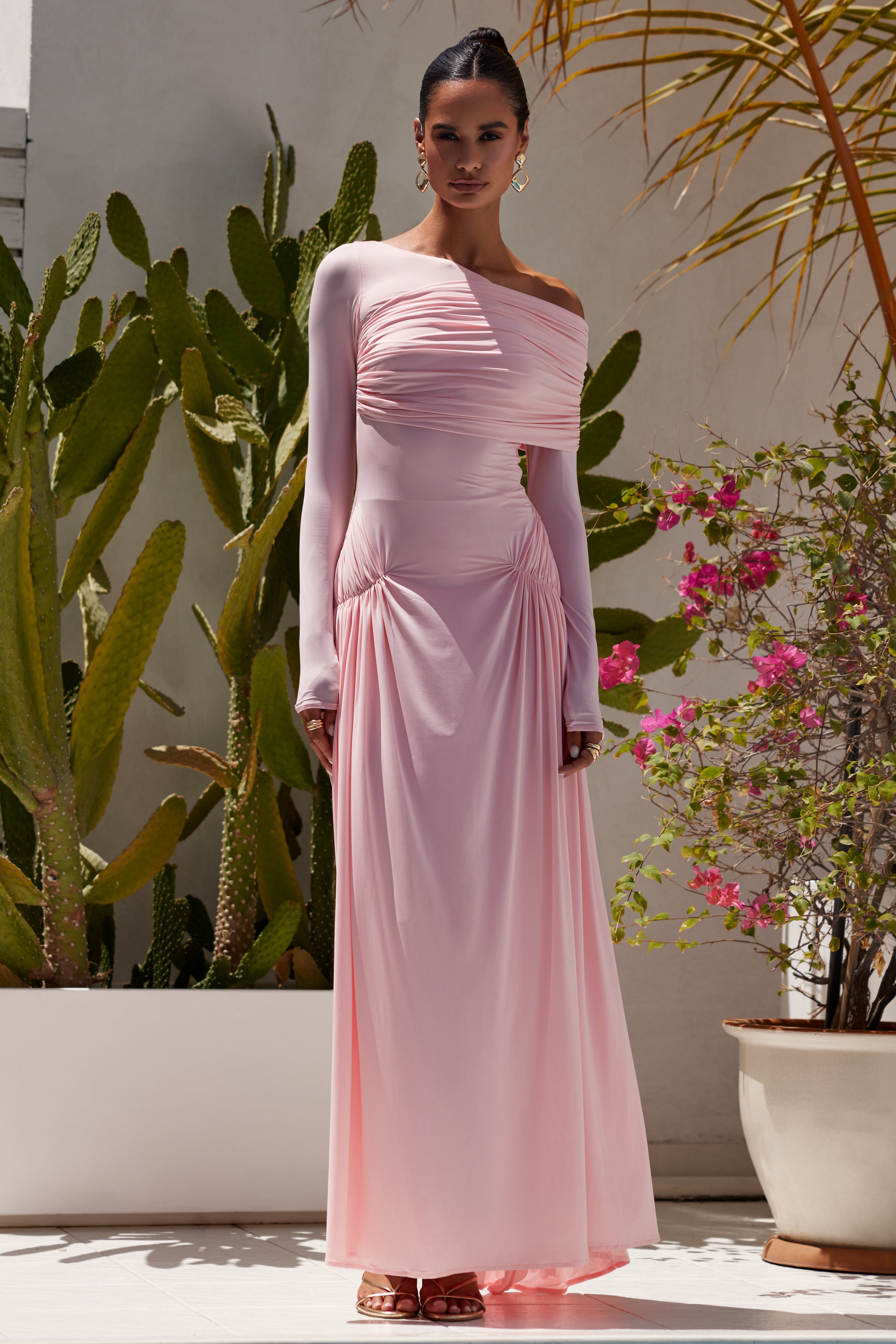 abyss by abby kim dress pink Abyss By Abby Blush Pink Size XS Retails $299