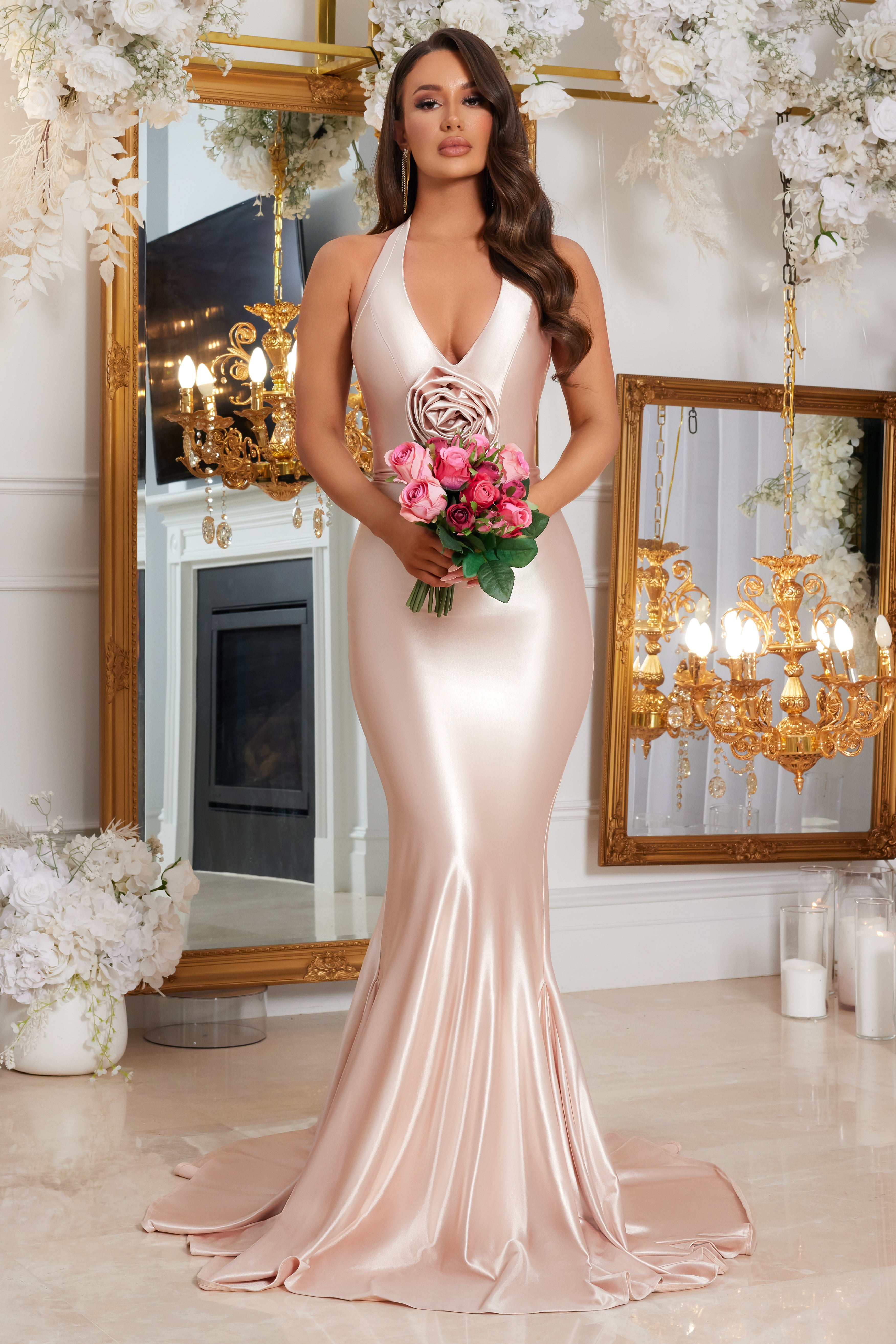 abyss by abby pink dress West