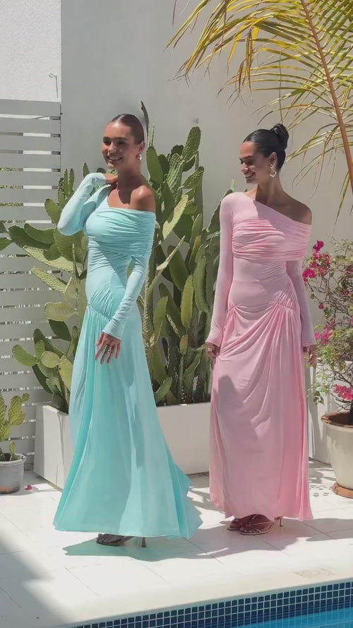 abyss by abby kim dress pink MILOS – Abyss By Abby